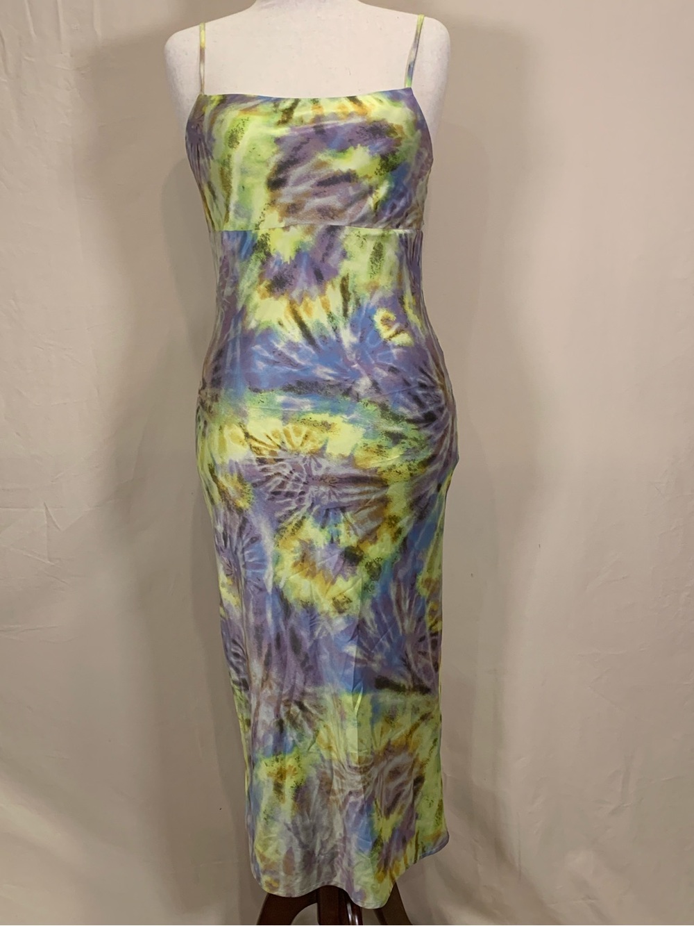 Flynn Skye Tie Dye Slip Midi Dress